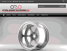Tablet Screenshot of felgenwerks.com